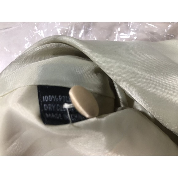 Vesuvio Napoli Suit Vest with Matching Neck Tie, Men's Size S - Beige - Picture 4 of 4